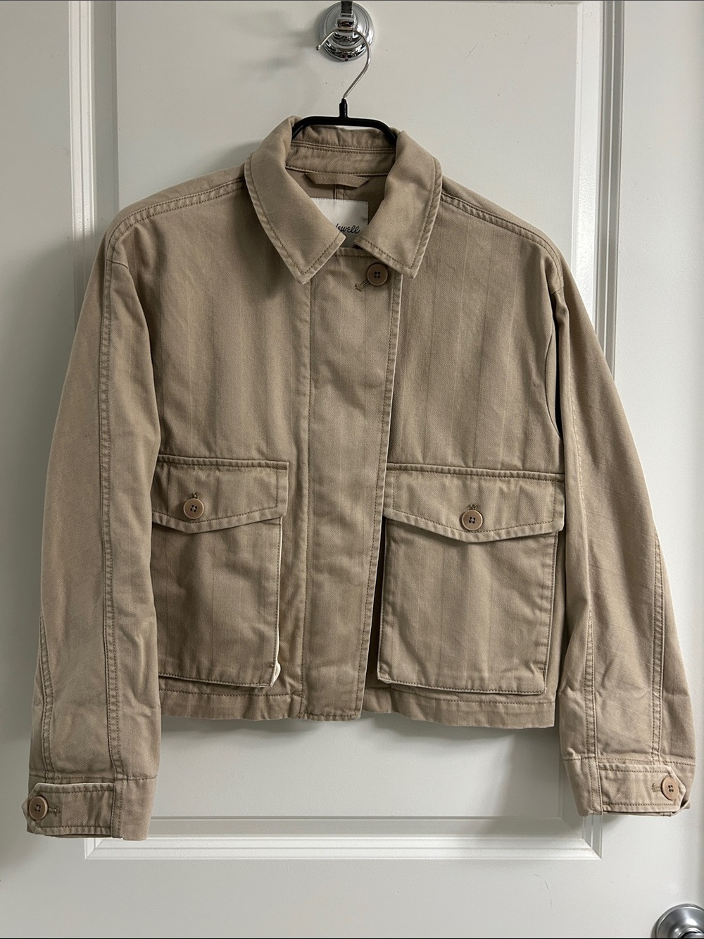 madewell - cropped cargo jacket